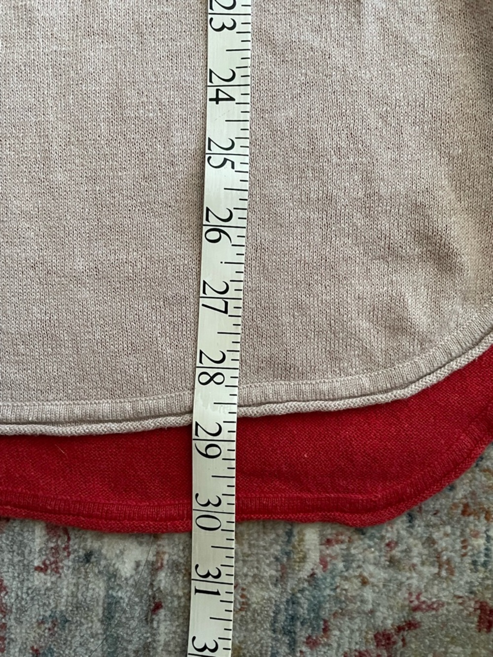 PART TWO Blush, Red & Gray Colorblock Sweater - Picture 8 of 8